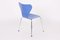 3107 Blue Chairs by Arne Jacobsen for Fritz Hansen, 1994, Set of 6 7