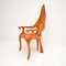 Skulpturaler italienischer Vintage Studio Craft Sessel, 1970er 5