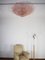 Lámpara de techo Art de vidrio en color rosa de Murano, años 90, Imagen 8