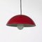 Coupe 1835 Hanging Lamp in Glossy Red Hue by Elio Martinelli for Martinelli Luce, 1970s 1