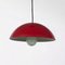 Coupe 1835 Hanging Lamp in Glossy Red Hue by Elio Martinelli for Martinelli Luce, 1970s, Image 1