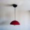 Coupe 1835 Hanging Lamp in Glossy Red Hue by Elio Martinelli for Martinelli Luce, 1970s, Image 5