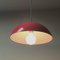 Coupe 1835 Hanging Lamp in Glossy Red Hue by Elio Martinelli for Martinelli Luce, 1970s 10