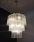 Large Three-Tier Murano Glass Tube Chandelier with 52 Glasses, 1990s 16