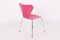 3107 Pink Chairs by Arne Jacobsen for Fritz Hansen, 1995, Set of 4 6