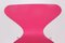 3107 Pink Chairs by Arne Jacobsen for Fritz Hansen, 1995, Set of 4, Image 4