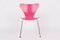 3107 Pink Chairs by Arne Jacobsen for Fritz Hansen, 1995, Set of 4 12