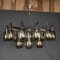 Vintage Italian Chrome and Smoked Glass Chandelier, 1970, Image 14