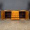 Vintage English Pollard Oak and Nickel Detailed Credenza, 1970, Image 26