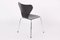 Sedie nr. 3107 nere di Arne Jacobsen per Fritz Hansen, anni '50, set di 4, Immagine 6