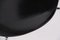 Sillas 3107 en negro de Arne Jacobsen para Fritz Hansen, años 50. Juego de 4, Imagen 2