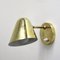 Adjustable Wall Lamp in Brass by Jacques Biny for Luminalité, 1950s 5