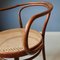 No. 209 Armchair in Brown Bentwood and Rattan from Ligna, 1970s 6