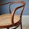 No. 209 Armchair in Brown Bentwood and Rattan from Ligna, 1970s, Image 6