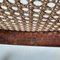 Butaca No. 209 de madera curvada marrón y ratán de Ligna, años 70, Imagen 8