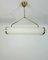 Suspension Lamp in Brass and Acrylic Glass, Italy, 1960s 1