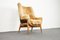 Fauteuil Vintage en Peau de Mouton avec Repose-pieds par Júlia Gaubek, 1969, Set de 2 18