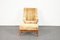 Vintage Sheepskin Lounge Chair with Footstool by Júlia Gaubek, 1969, Set of 2 8