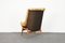 Vintage Sheepskin Lounge Chair with Footstool by Júlia Gaubek, 1969, Set of 2 7