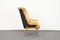 Fauteuil Vintage en Peau de Mouton avec Repose-pieds par Júlia Gaubek, 1969, Set de 2 11