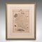 Antike Lithographie-Karte 1