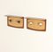 Coat Racks in Teak and Seagrass by Campo & Graffi for Home, Italy, 1950s, Set of 2 8