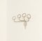 Perchero Clitoquattro de Sergio Mazza para Artemide, Italia, años 60, Imagen 2
