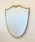 Vintage Shield Mirror, 1960s, Image 1