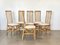 Chaises en Bambou, 1970s, Set de 6 2