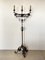 Wrought Iron Floor Candleholder, 1900s 1