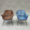 Velvet Armchairs, 1960s, Set of 2, Image 3