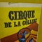 Französisches Cirque de la Colline Circus Poster, Mitte des 20. Jahrhunderts 2