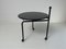 Vintage Black Metal Side Table attributed to Tord Bjorklund for Ikea, 1986, Image 3