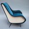 Vintage Velvet Armchair, 1950s, Image 7