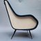 Vintage Velvet Armchair, 1950s 8