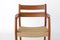 Vintage Danish Chairs in Teak from Emc Mobler, Set of 3 3