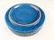 Large Blue Ceramic Ashtray by Aldo Londi for Bitossi, 1950s 3