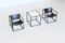 FM61 Cubic Lounge Chairs Set by Radboud Van Beekum for Pastoe, the Netherlands, 1980s, Set of 3, Image 2