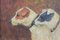 Henry Percy, Due cani terrier, Olio su tavola, Inizio XX secolo, Incorniciato, Immagine 4