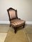 Victorian Carved Walnut Ladies Chair, 1860s 1