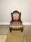 Victorian Carved Walnut Ladies Chair, 1860s 5