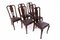 Antique Table with Chairs, 1890, Set of 7 5