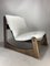 Brutalist Lounge Low Relax Chair in Bouclé by Carl Straub, 1970s, Image 1