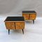 Tables de Chevet Vintage, 1950s, Set de 2 3