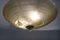 Lampada da soffitto Art Déco in metallo e vetro, Immagine 8