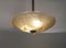 Art Deco Deckenlampe aus Metall und Glas 2