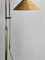 Lámpara de pie italiana de ratán de bambú y latón, años 70, Imagen 10