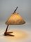 Vintage Austrian Teak Table Lamp by J. T. Kalmar for Kalmar, 1950s 5