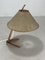 Vintage Austrian Teak Table Lamp by J. T. Kalmar for Kalmar, 1950s 2
