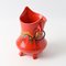 Italian Red Ceramic Vase from Bertoncello, 1970s, Image 6